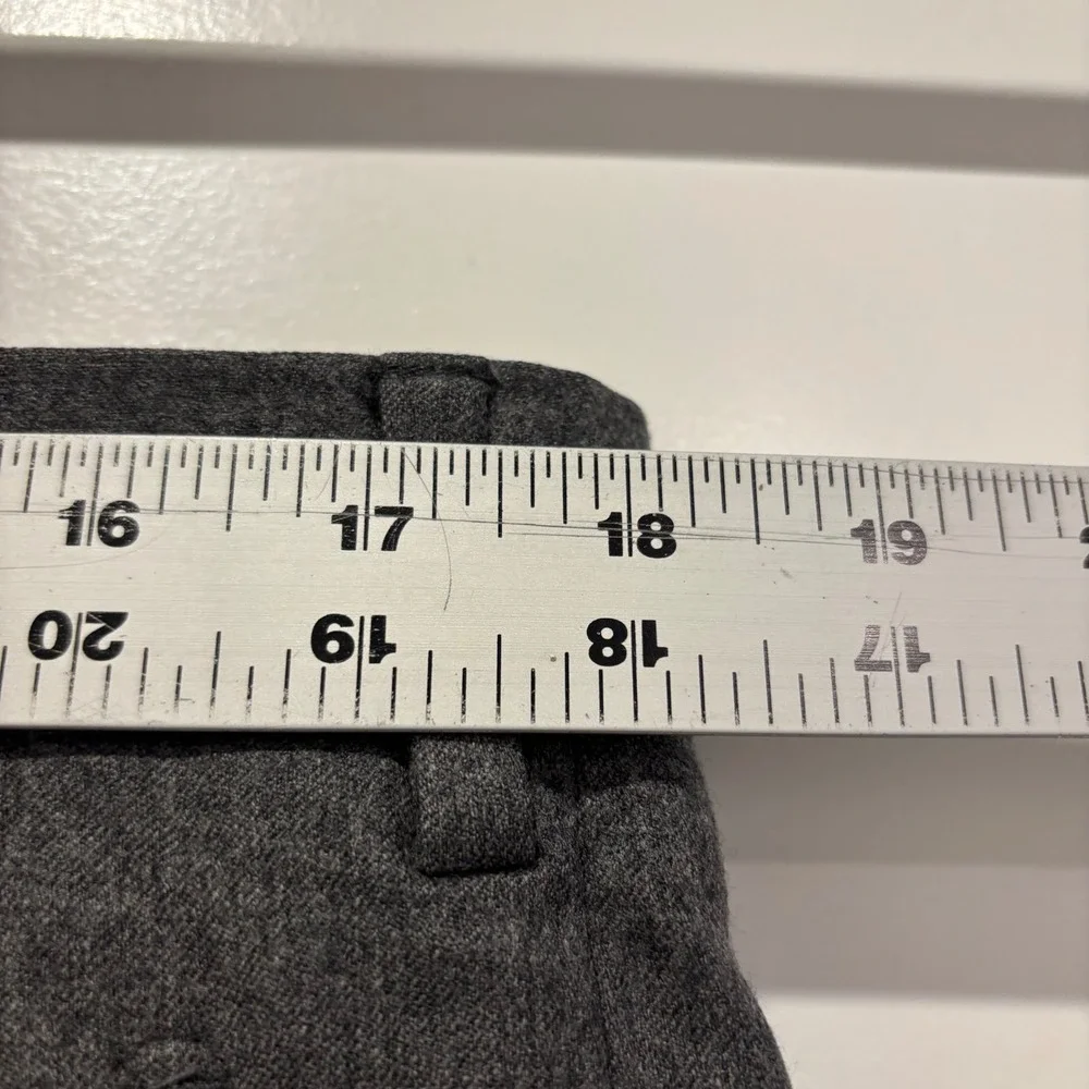 Ermenegildo Zegna Mens Charcoal Grey Super 100s Wool Pleated Dress Pants 38